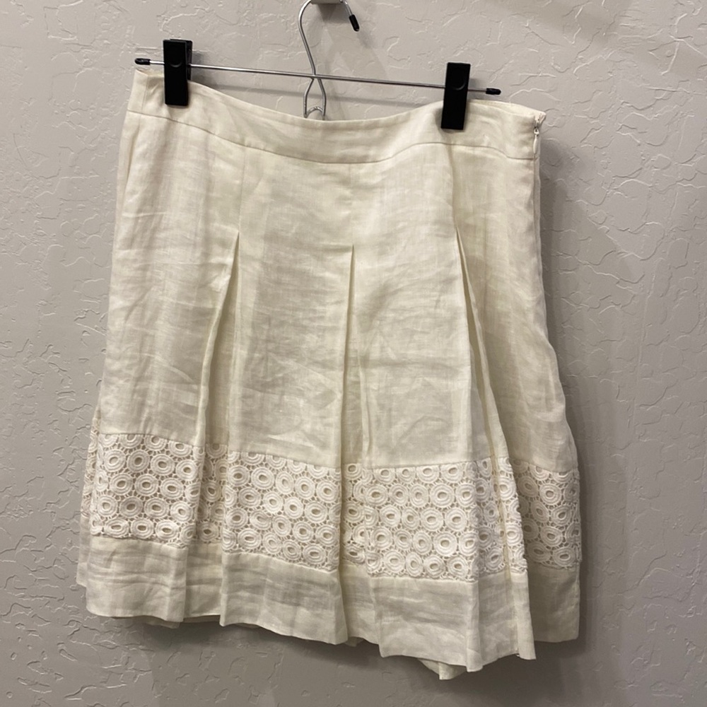 LOFT creamy white skirt
